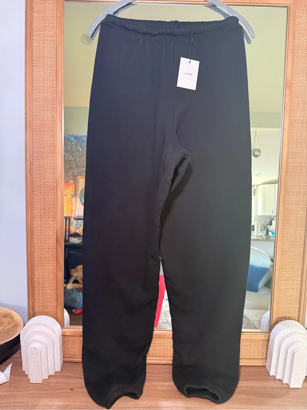 ♡ Joah Brown NWT Oversized Jogger Black French Terry